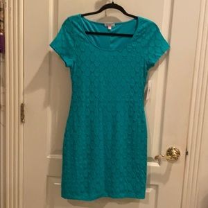 Women’s turquoise dress